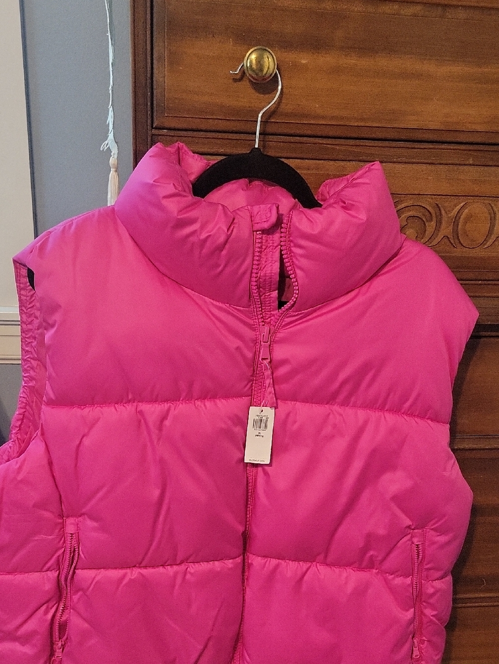 Old Navy Bright Pink Quilted Vest